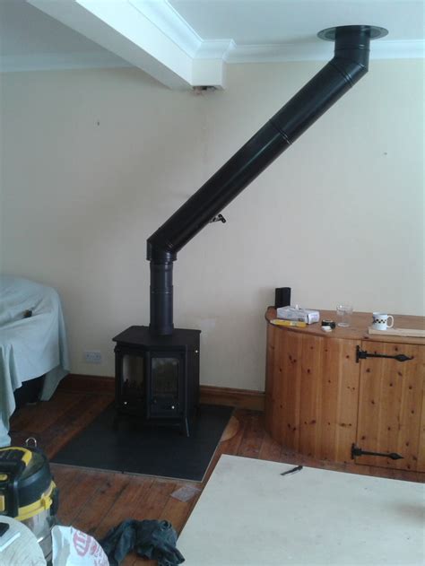 Charnwood Country 8 Twin Wall installation — P Cottrell Building and Stoves