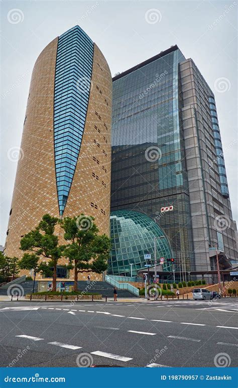 Two Towers in the Central Osaka: NHK Osaka Hall and Museum of History ...