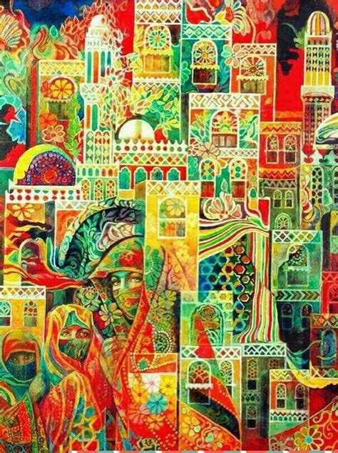 Yemeni Art | Yemeni in 2019 | Islamic art, Painting, Art