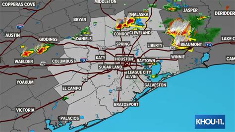 KHOU 11 News Houston on Twitter: "WEATHER ALERT | A Severe Thunderstorm ...