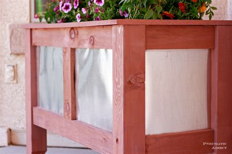 Wood and Metal Planter Box Building Plans | Pneumatic Addict