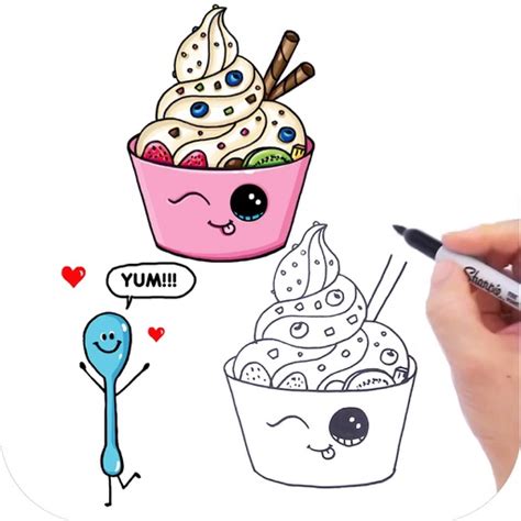 How to Draw Cute Foods for iPad by Toan Le Nguyen