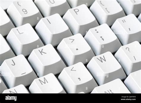 Old computer keyboard with big keys Stock Photo - Alamy