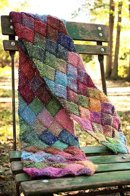 Ravelry: Entrelac Scarf pattern by Allison LoCicero