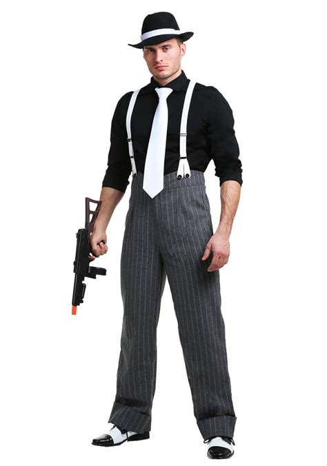 Mafia Men's Underboss Costume | Gangster costumes, Mafia outfit, Mafia ...