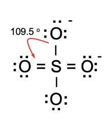 SO4 2- Lewis Structure, Hybridization, Bond Angle and Molecular Geometry