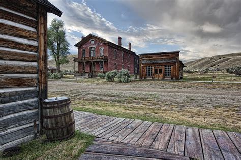 Bannack Ghost Town Mainstreet 2 - Montana Photograph by Daniel Hagerman