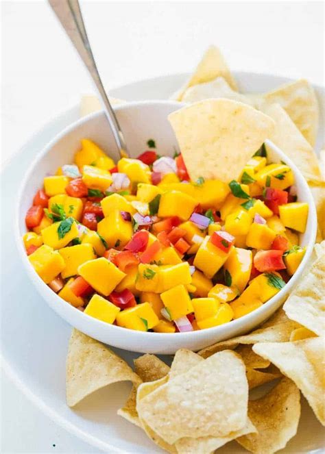 The BEST Mango Salsa Recipe - I Heart Naptime