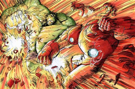 Hulk vs Hulkbuster Wallpaper - WallpaperSafari