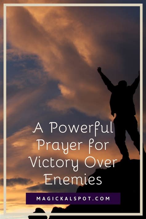 A Powerful Prayer for Victory Over Enemies [5 Min Chant]