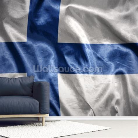 Finland Flag Wallpaper | Wallsauce CA