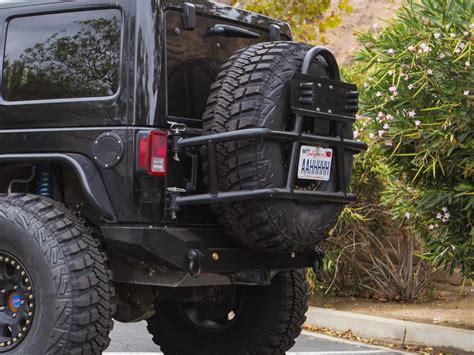 Jeep JK Swing Out Rear Tire Carrier & Bumper Package (Steel)