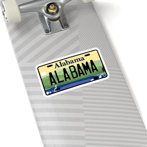 Alabama License Plate Vinyl Decal Alabama Sticker Laptop | Etsy