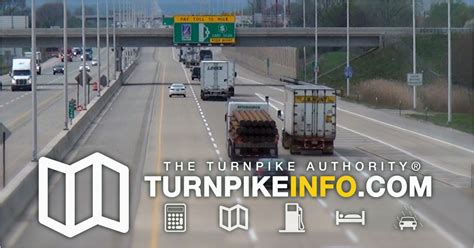 Ohio Turnpike Exit Map - Tourist Map Of English