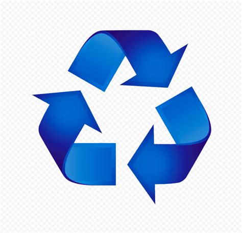 Recycle Recycling Blue Logo Icon PNG Image | Citypng