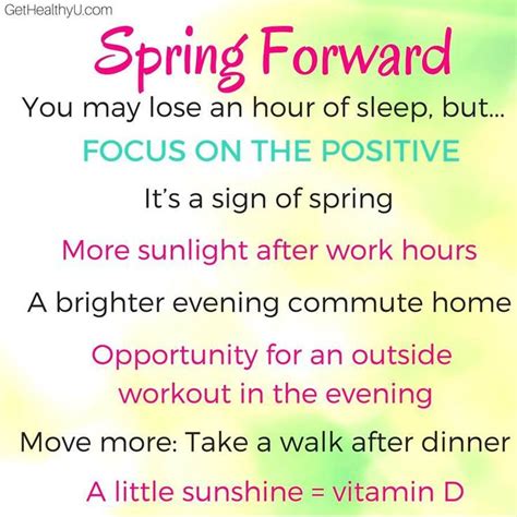 Spring forward for Daylight Savings Time. | Daylight savings time quotes, Saving quotes, Funny ...