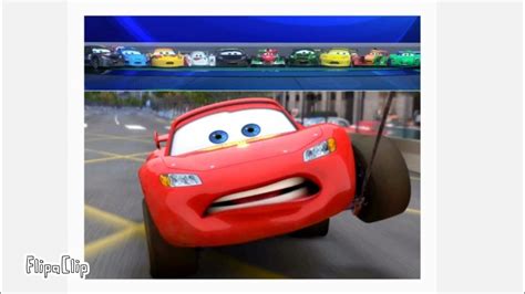 Lightning Mcqueen And Racers Shocked Shot Gun - YouTube