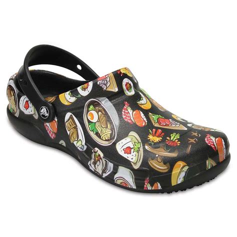 Crocs Bistro Graphic Clog Black buy and offers on Dressinn