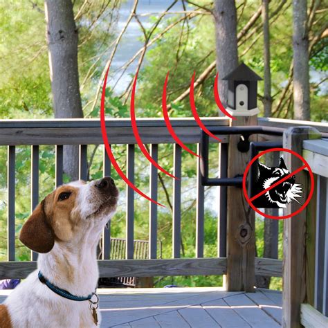 UPGRADED Ultrasonic Outdoor Dog Barking Control Birdhouse Stop Bark ...