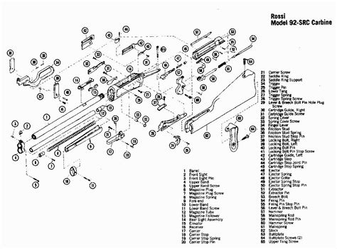 Rossi Model 92-SRC Carbine - Схемы (оружие) - Галерея оружия и боеприпасов