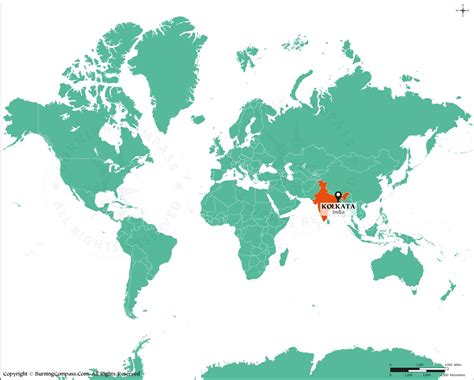 Where is Kolkata Located ? - Kolkata on World Map