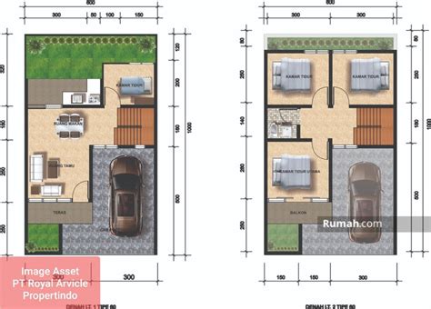 17 Denah rumah minimalis 6x10 | Rumah Minimalis 2023