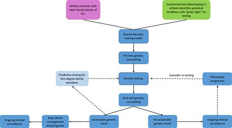 flow diagram outlining the genetic testing process | Download Scientific Diagram