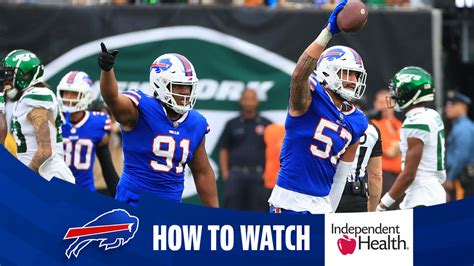 Bills vs. Jets | How to watch, stream and listen | Week 14