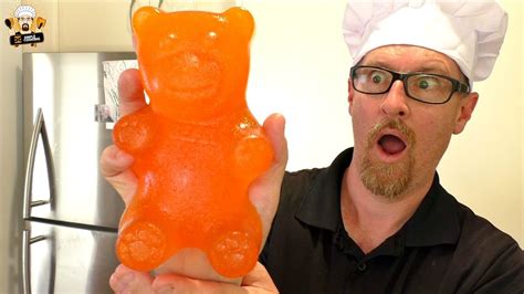 HOW TO MAKE A 3 INGREDIENT GIANT GUMMY BEAR - YouTube