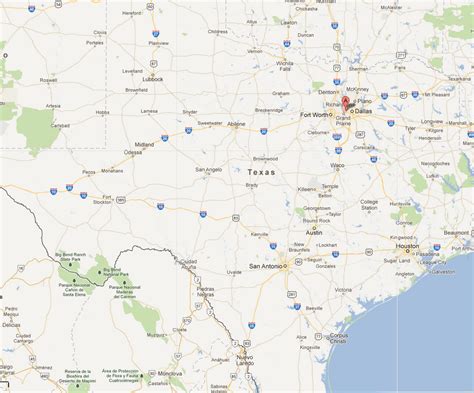 Irving, Texas Map