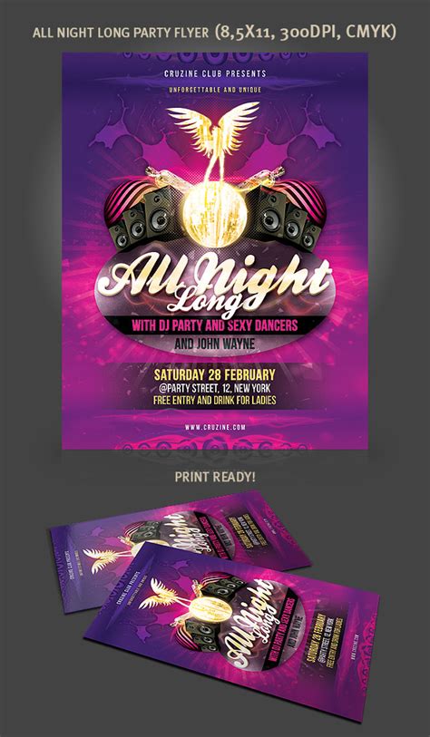 FREE Party Flyer Template by hugoo13 on DeviantArt