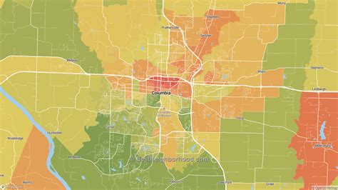 The Best Neighborhoods in Columbia, MO by Home Value ...