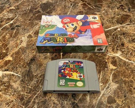 New Sealed Super Mario 64 N64 Nintendo Game Cartridge With Box - Etsy