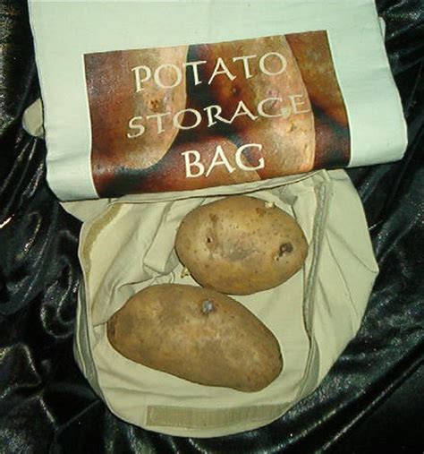 Potato storage bags.