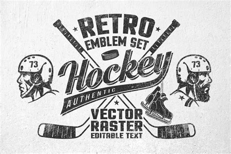 Retro Hockey Logos