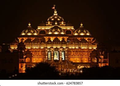 Akshardham Temple Night View New Delhi Stock Photo 463076119 | Shutterstock