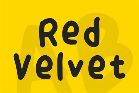 Red Velvet Windows font - free for Personal