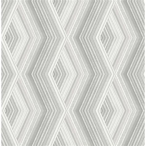 M1580 - Aura Silver Geometric Wallpaper - by Crown