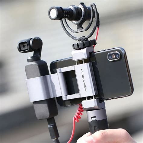 For PGYTECH DJI Osmo Pocket Foldable Phone Holder Plus Bracket for DJI ...