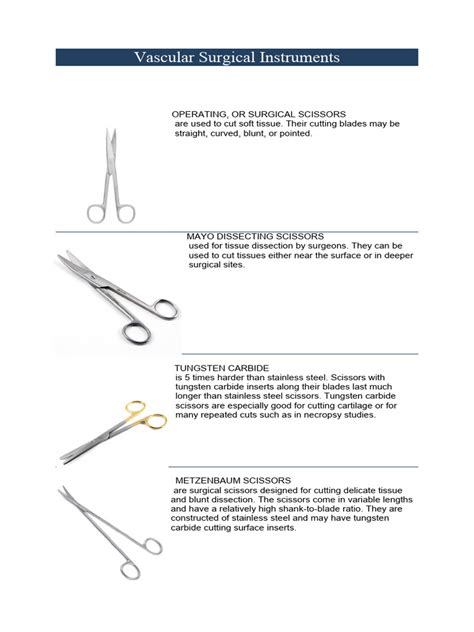 Vascular Surgical Instruments | PDF | Medical Specialties | Surgery