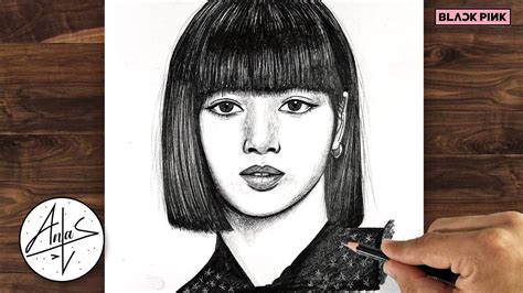 How to Draw LISA BlackPink | Drawing Tutorial (step by step) - YouTube