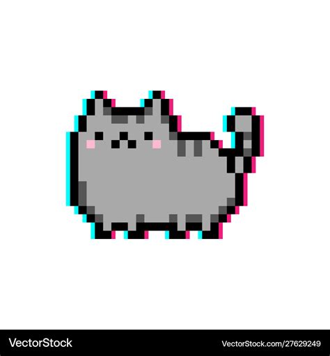 Cute Pixel Art Cat Easy