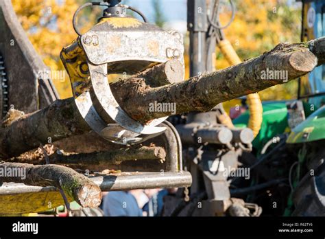 industrial wood chipper Stock Photo - Alamy