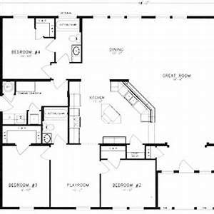 Topmost 40X60 Metal Building Home Floor Plans Most Excellent – New Home ...