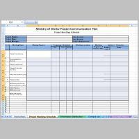 Document distribution matrix template Excel - Excel templates