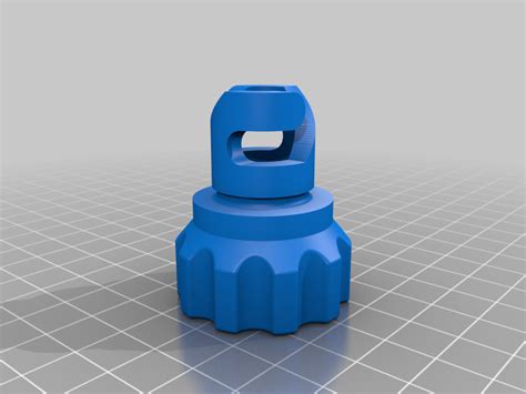 SUP-Valve to Schrader-Valve (car tire valve) Adapter by Twotone74 | Download free STL model ...