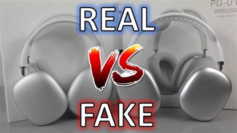 REAL vs FAKE: Here's A Look At The REAL Airpods Max Against The PG-01 COpy Of The Airpods Max ...