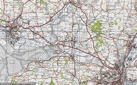 Historic Ordnance Survey Map of Gorseinon, 1947