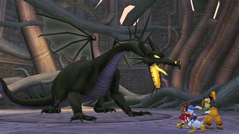 Kingdom Hearts: Maleficent Dragon Boss Fight (PS3 1080p) - YouTube