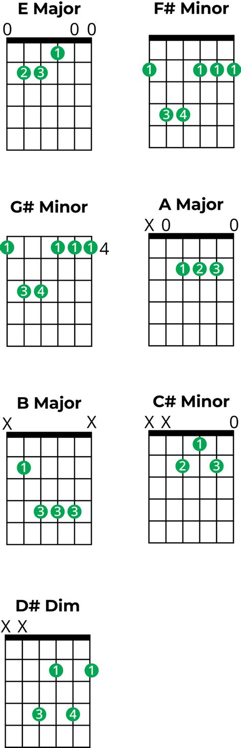 Chords in E Major: A Music Theory Guide